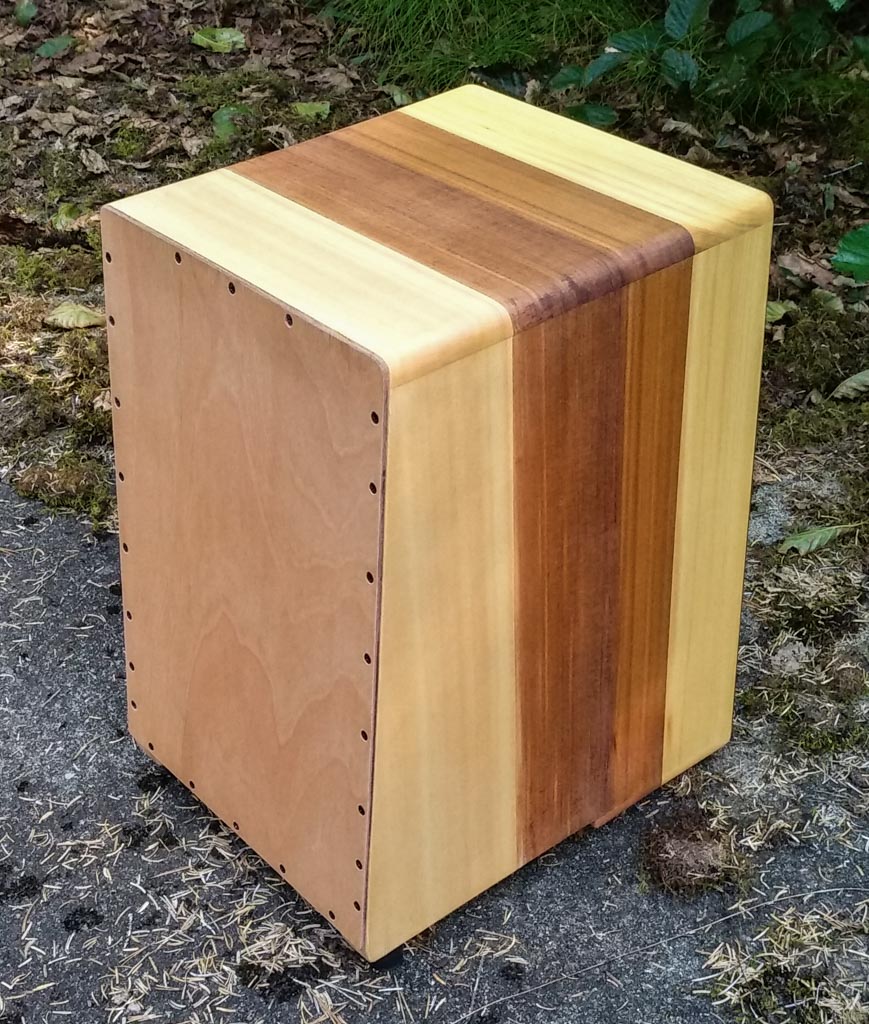 Solid wood cajon made in Alaska